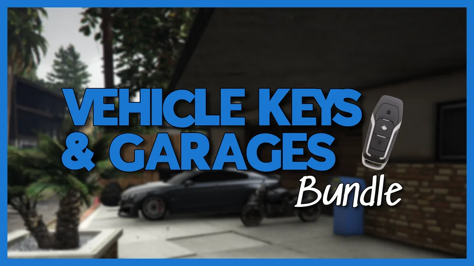 Vehicle Keys & Garages Bundle
